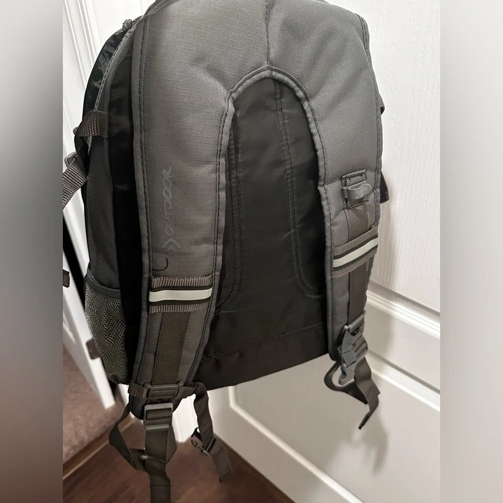 Outdoors Black and Gray Backpack